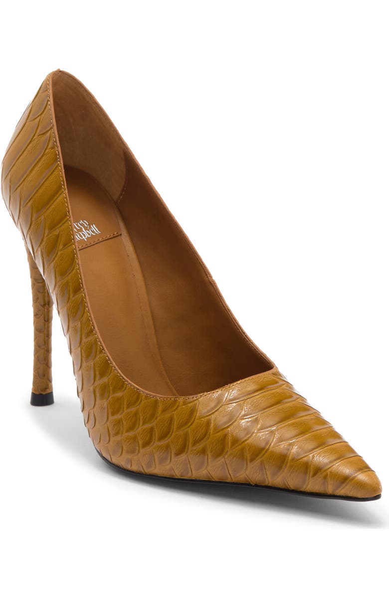 Jeffrey Campbell Good Luck Pump, Main, color, Mustard Snake