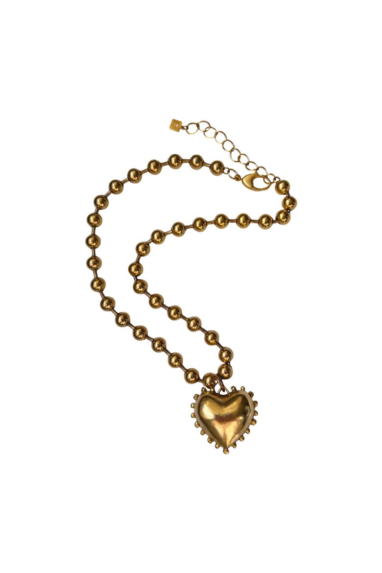 Rosie Necklace, Main, color, Gold