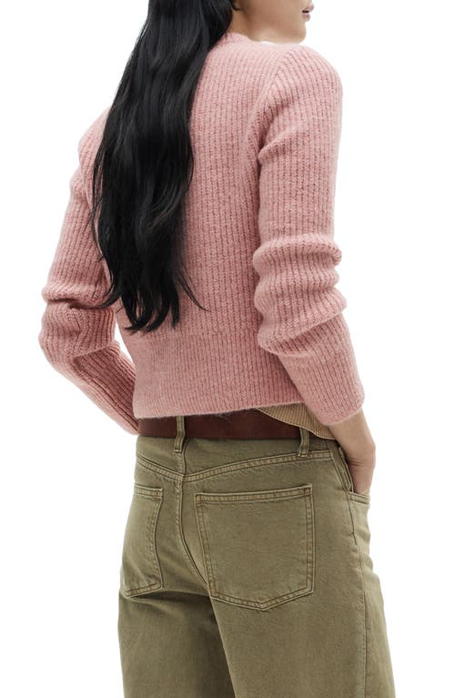 Mango Damita Cardigan In Pale Pink