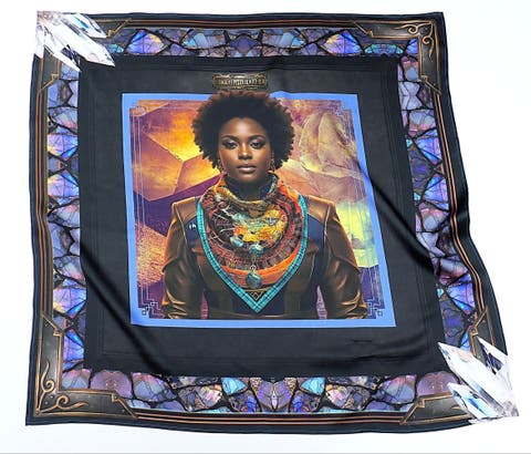 The Echo's Of The First Star Silk Scarf