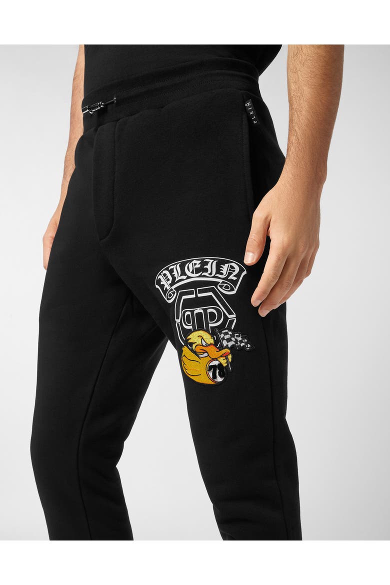 Jogging Trousers Gothic Duck Men, Alternate, color, black