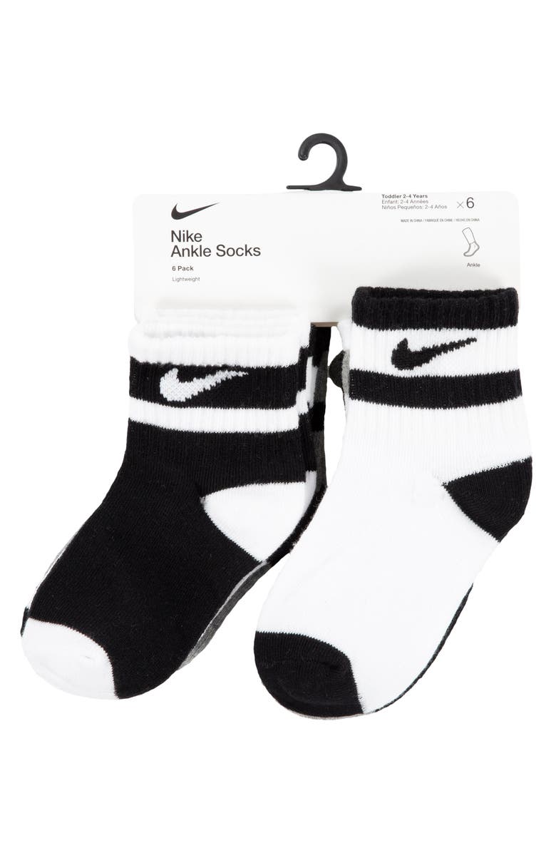 Nike 6-Pack Swoosh Ankle Socks, Alternate, color, 