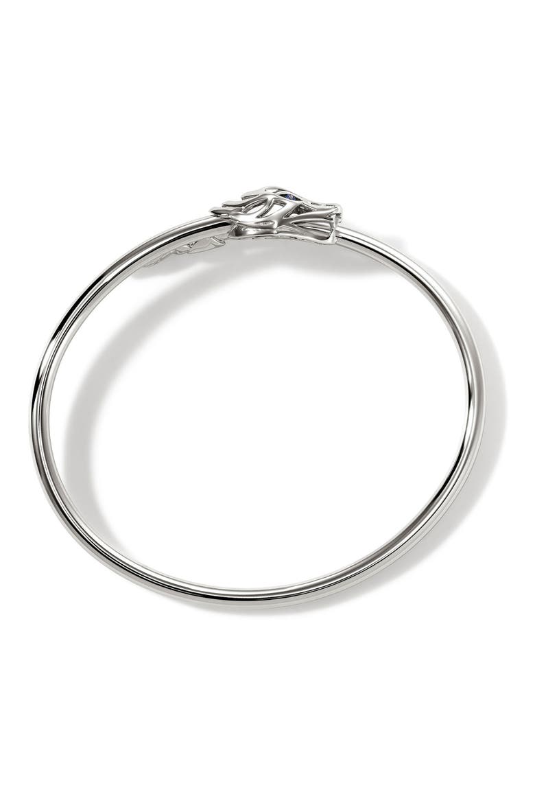 Naga Bypass Cuff Bracelet, Alternate, color, SILVER