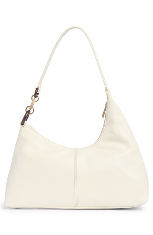Sam Edelman Dakota Leather Shoulder Bag In White