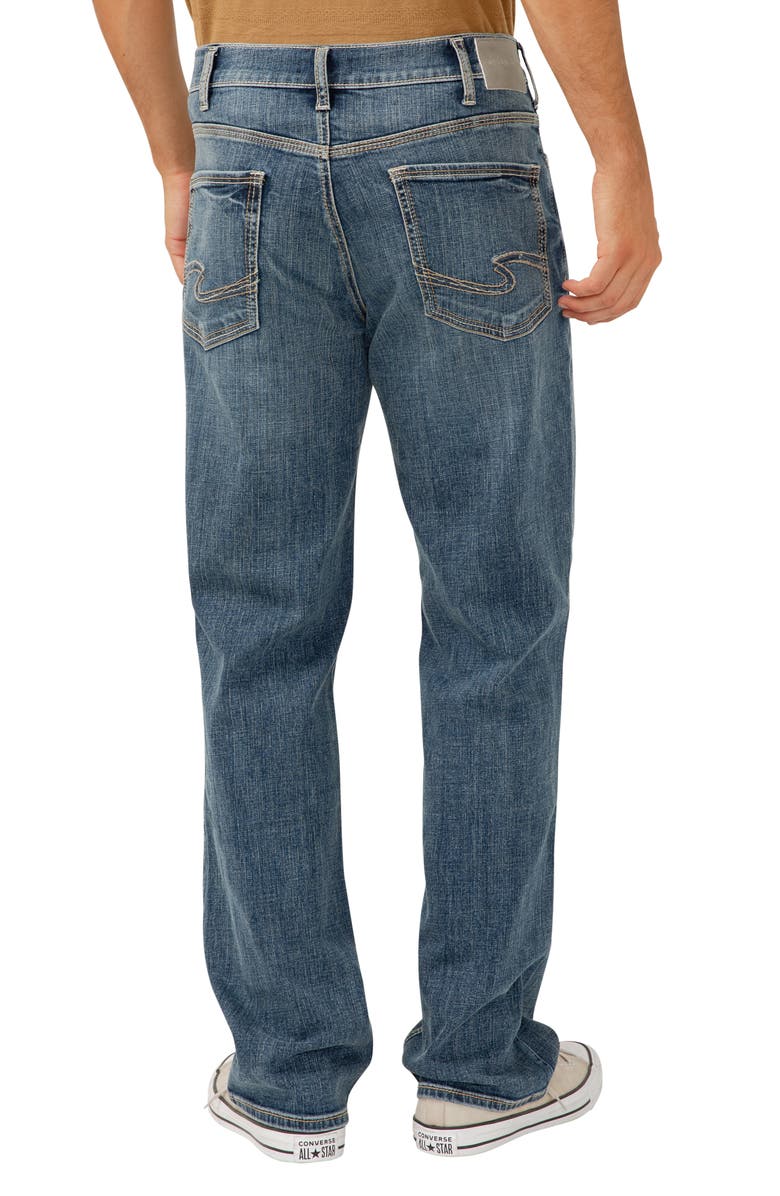 Silver Jeans Co. Gordie Relaxed Fit Straight Leg Jeans, Alternate, color, Indigo