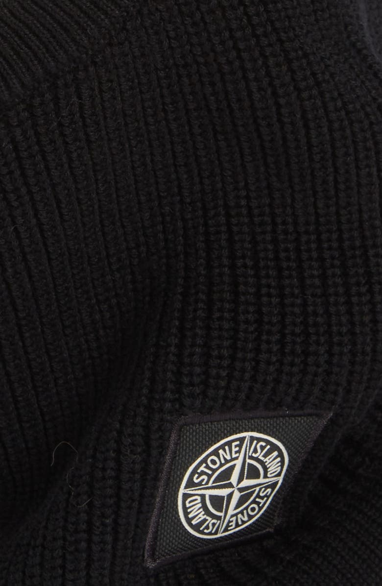 Stone Island N11 Rib Virgin Wool Balaclava, Alternate, color, 