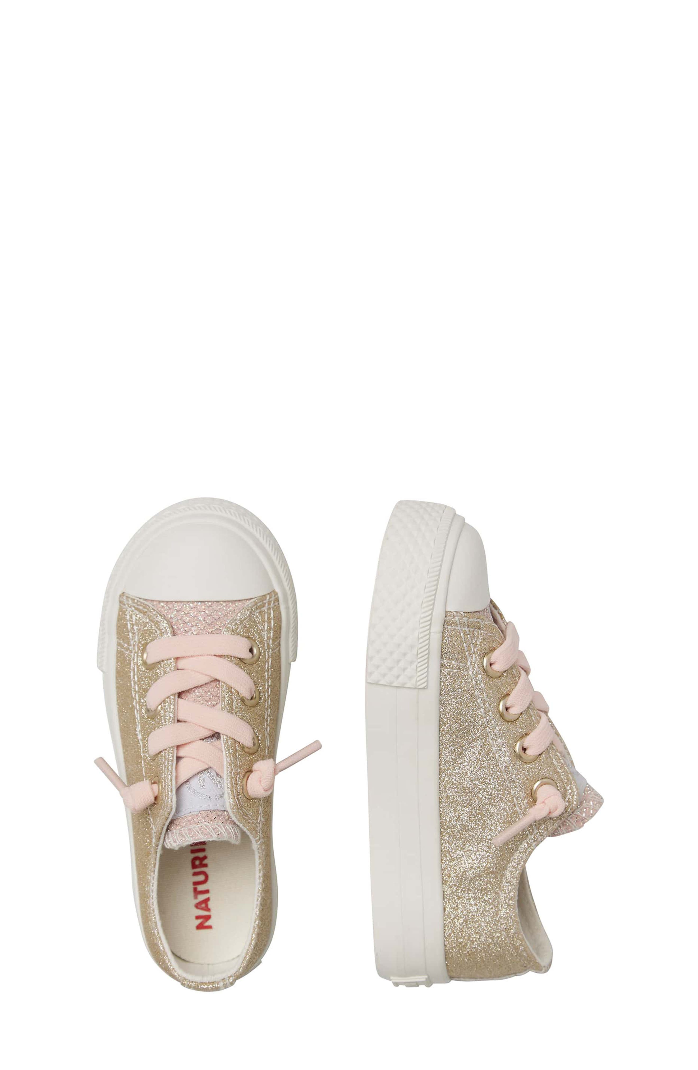 Naturino Kids' Ayasy Sneaker, Alternate, color, Platinum-Cipria