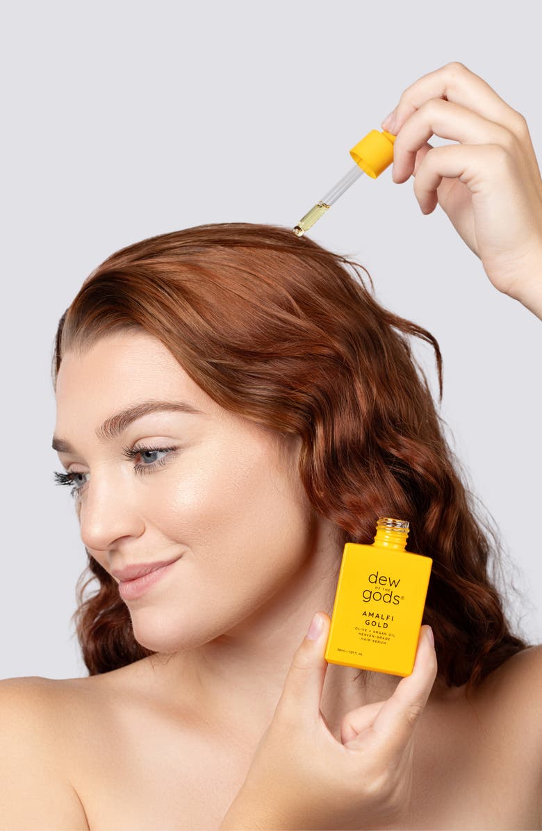 DEW OF THE GODS Amalfi Gold Hair Serum, Alternate, color,