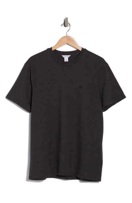 Calvin Klein Classic Fit Heathered Stretch Cotton Piqué T-Shirt