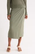 Vince Draped Midi Skirt