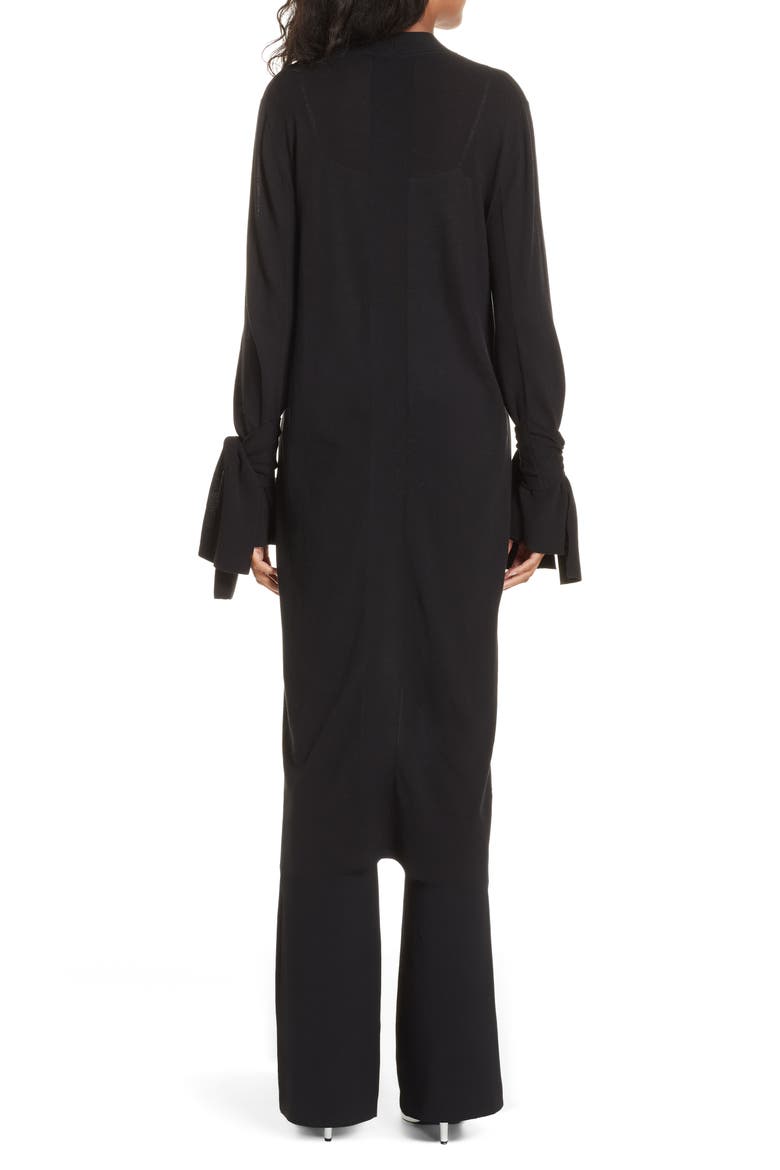 Albian Tie Cuff Duster, Alternate, color, BLACK ONYX