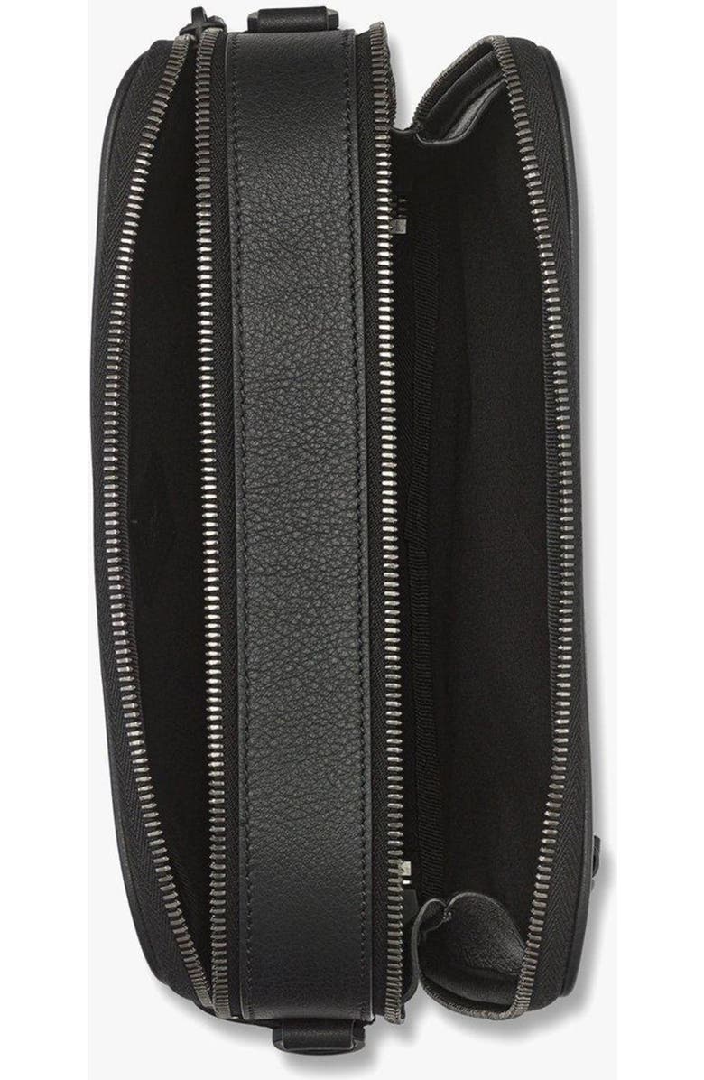 MCM Diamond Camera Bag in Maxi Monogram Leather, Alternate, color, Black