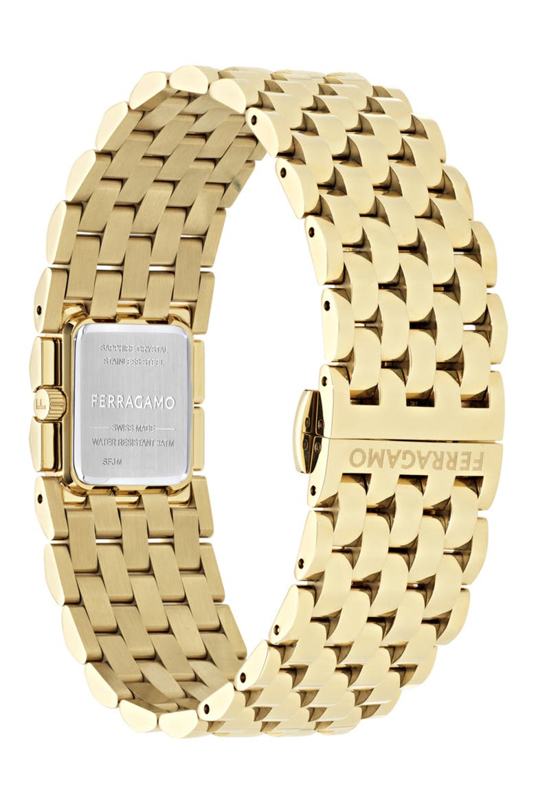 Entrelacé Bracelet Watch, 18.5mm x 21.5mm, Alternate, color, IP YELLOW GOLD