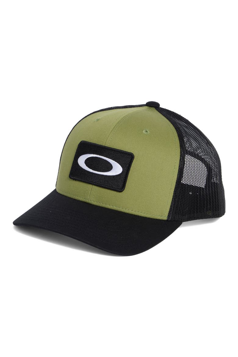 Original Patch Trucker Hat, Main, color, BLACK/ FERN