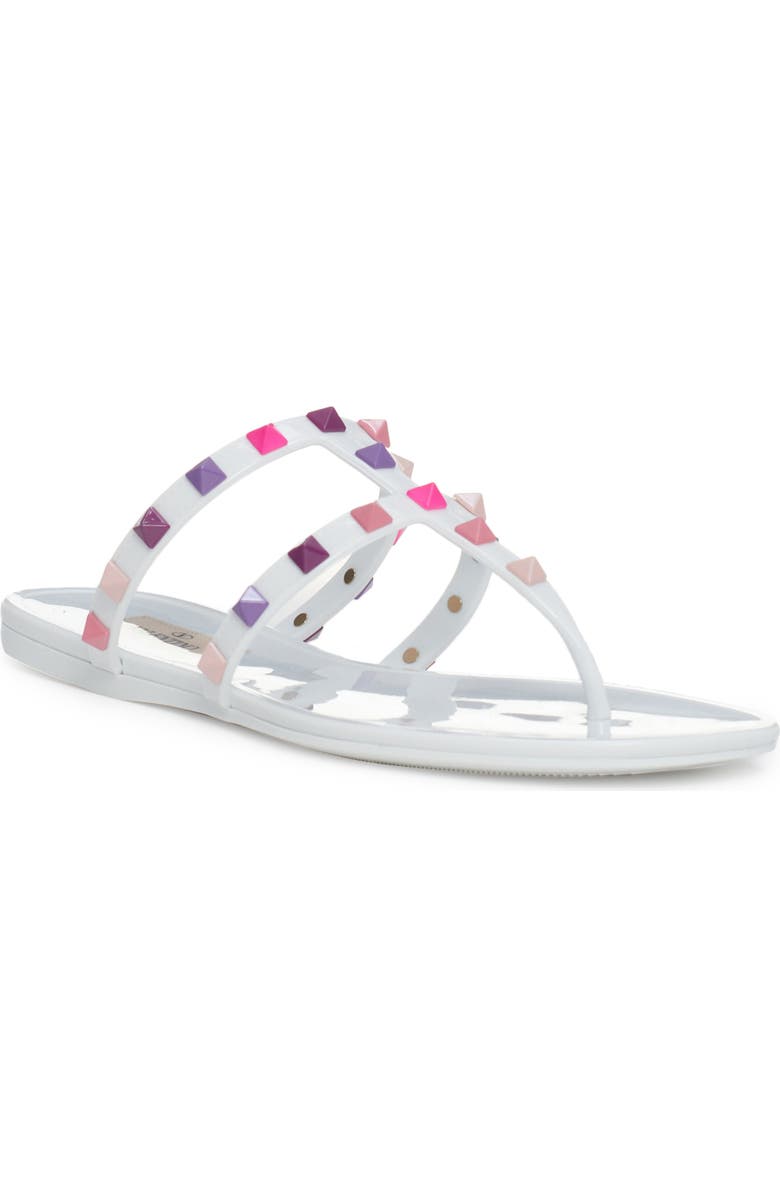 Valentino Garavani Rockstud Jelly Flip Flop, Main, color,