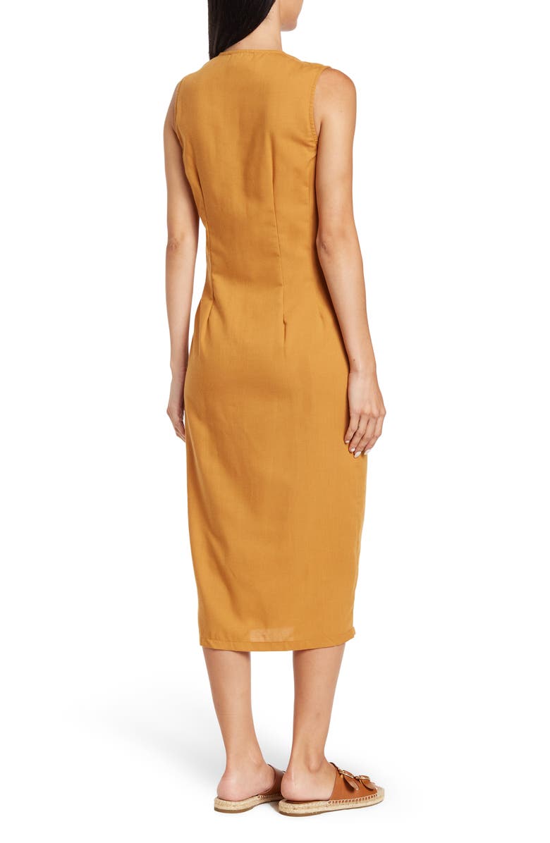 PAPILLON Button Front Tank Dress, Alternate, color, 