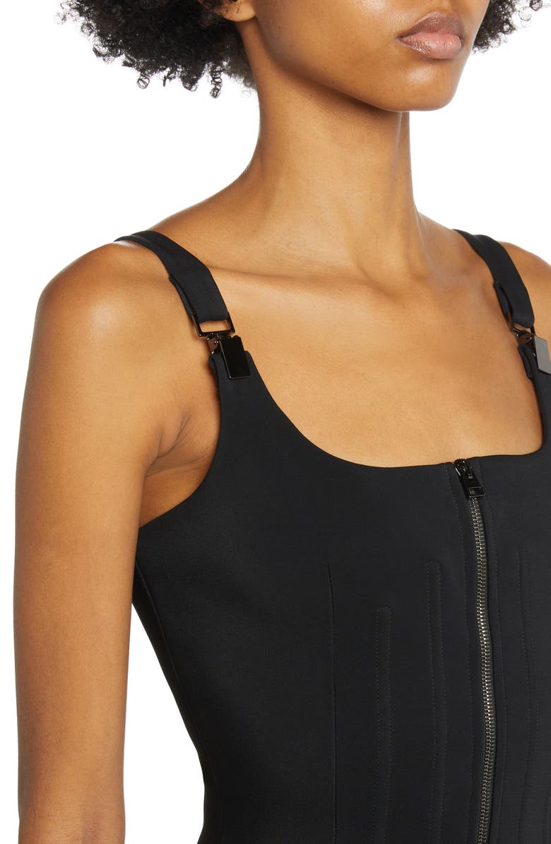 TOM FORD Stretch Knit Corset Top, Alternate, color, 