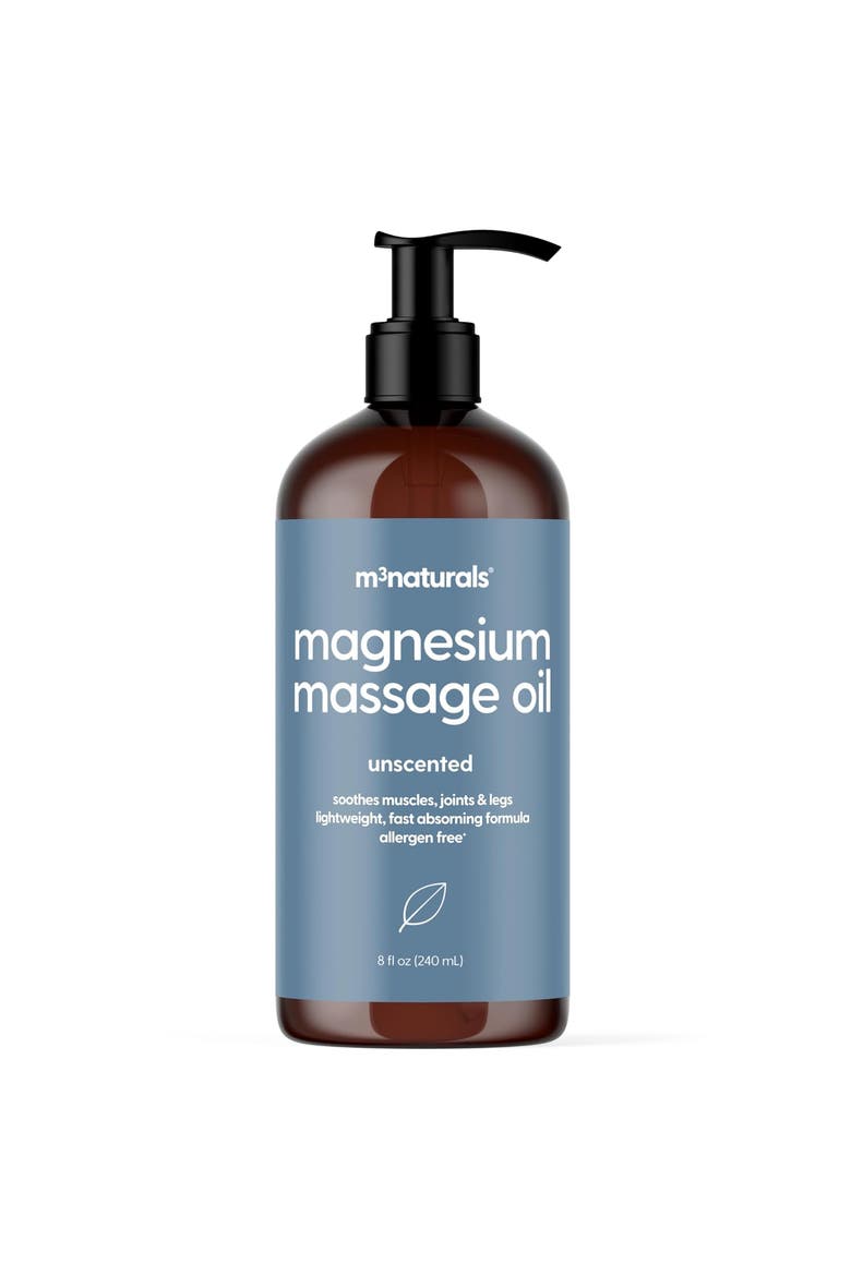 Magnesium Massage Oil, 8oz, Main, color, None
