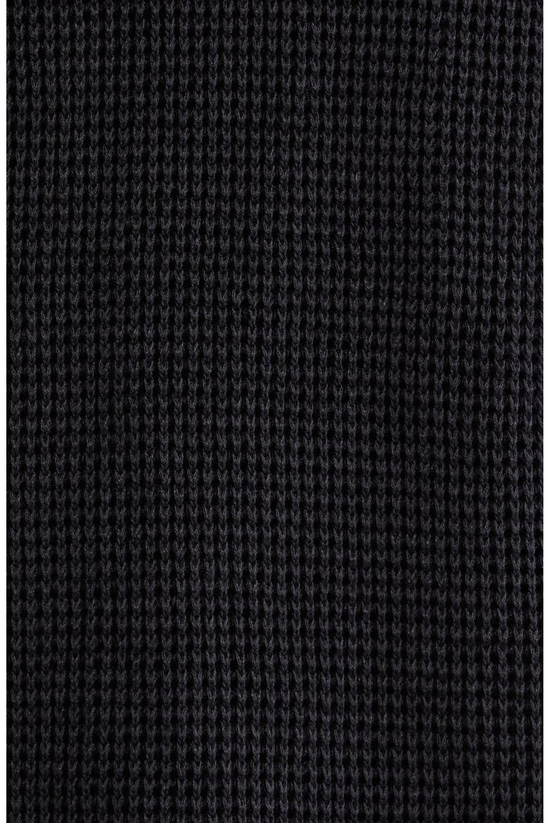V-Neck Open Knit Sweater, Alternate, color, BLACK