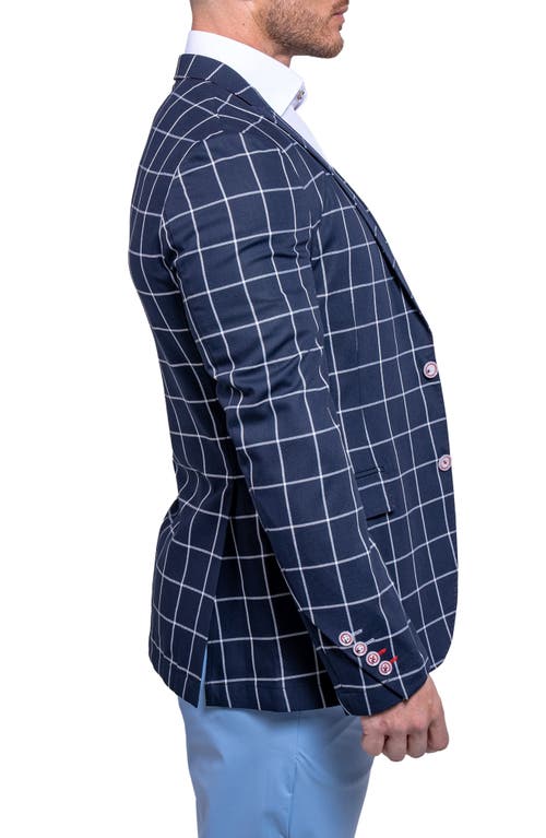 Maceoo Descartes Ascension2115 Unconstructed Blazer In Blue