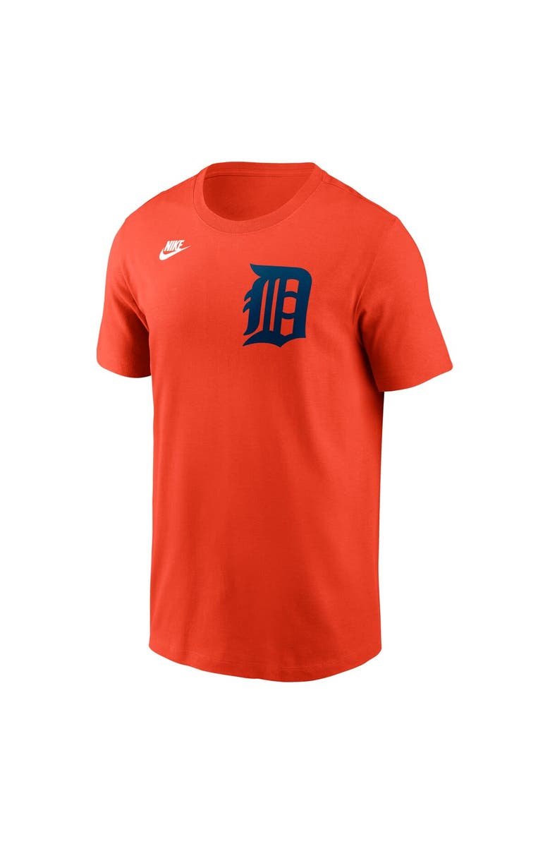 Nike Men's Nike Orange Detroit Tigers Cooperstown Wordmark T-Shirt, Alternate, color, Orange