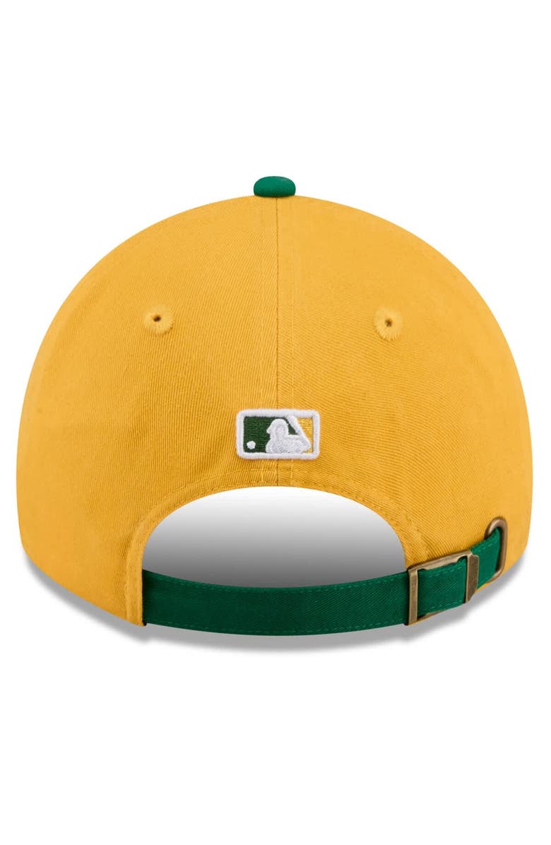 New Era Men's New Era  Gold/Green Athletics 2026 Spring Training Casual Classic Adjustable Hat, Alternate, color, Gold