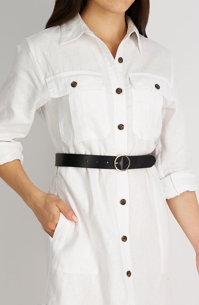 Cole Haan Reversible Leather Belt, Alternate, color, Black/ Tan