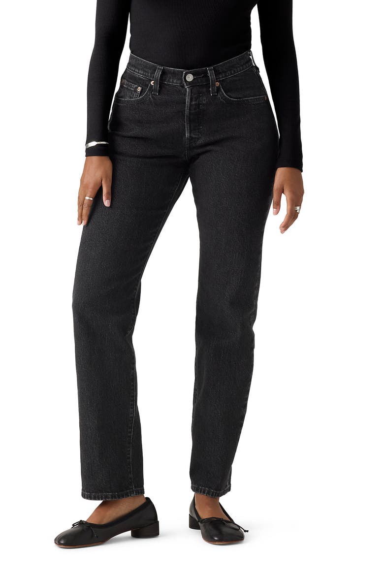 501® Curve High Waist Straight Leg Jeans, Main, color, MEMORIES OF YOU NDP