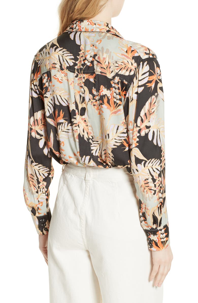 Free People Under the Palms Shirt, Alternate, color,
