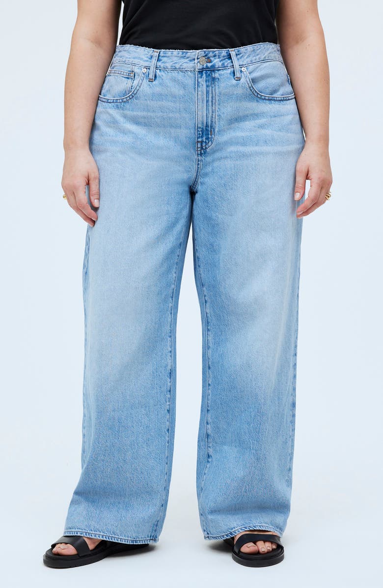Madewell Airy Denim Edition Superwide Leg Jeans, Main, color, 