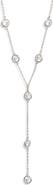 Nordstrom Cubic Zirconia Station Y Necklace