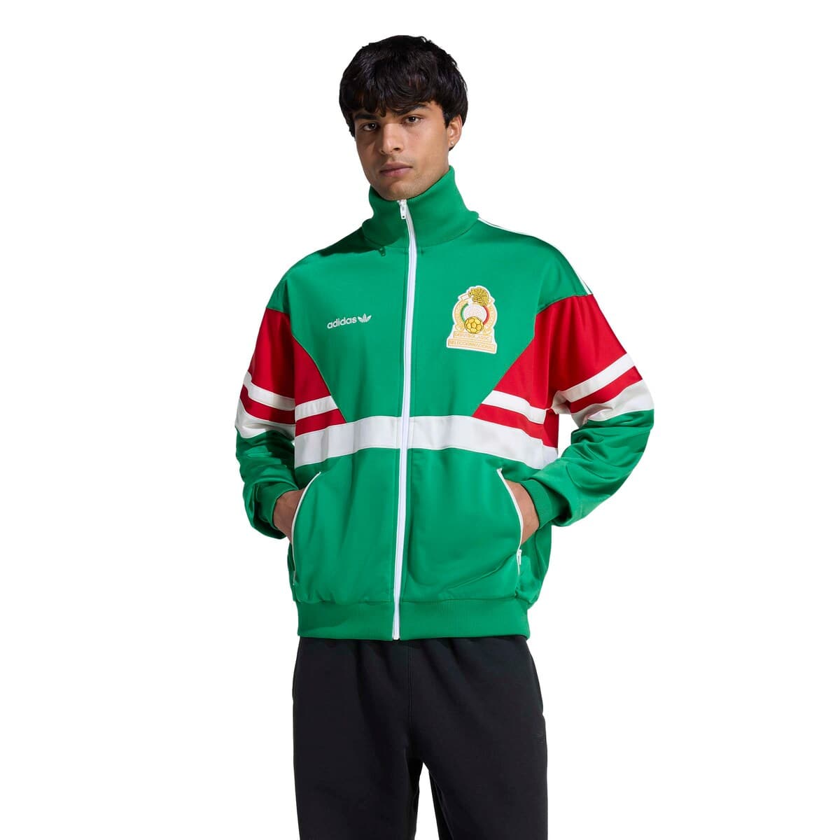 レバークーゼン ジャケット サッカー 80s Men's adidas Green Mexico National Team 1986 Bringback Full-Zip