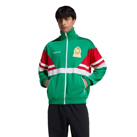 Men's adidas  Green Mexico National Team 1986 Bringback Full-Zip Track Top