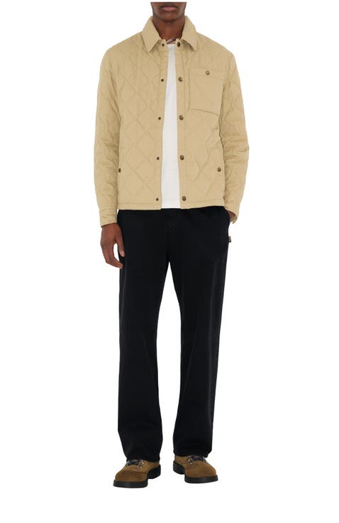 Quilted Gabardine Overshirt