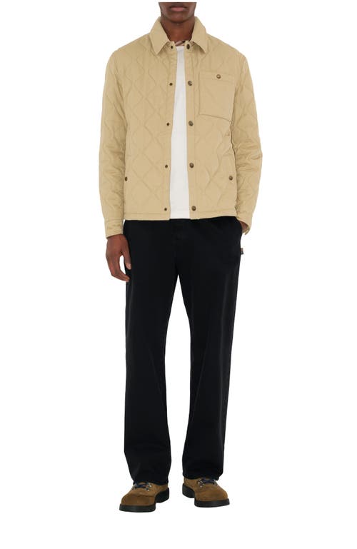 Burberry Collared Quilted Jacket Front Pocket