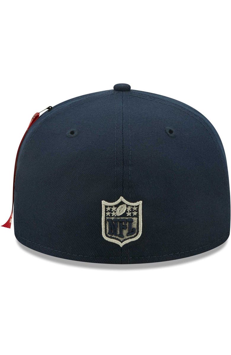 New Era x Alpha Industries Men's New Era x Alpha Industries Navy Dallas Cowboys Alpha 59FIFTY Fitted Hat, Alternate, color, 