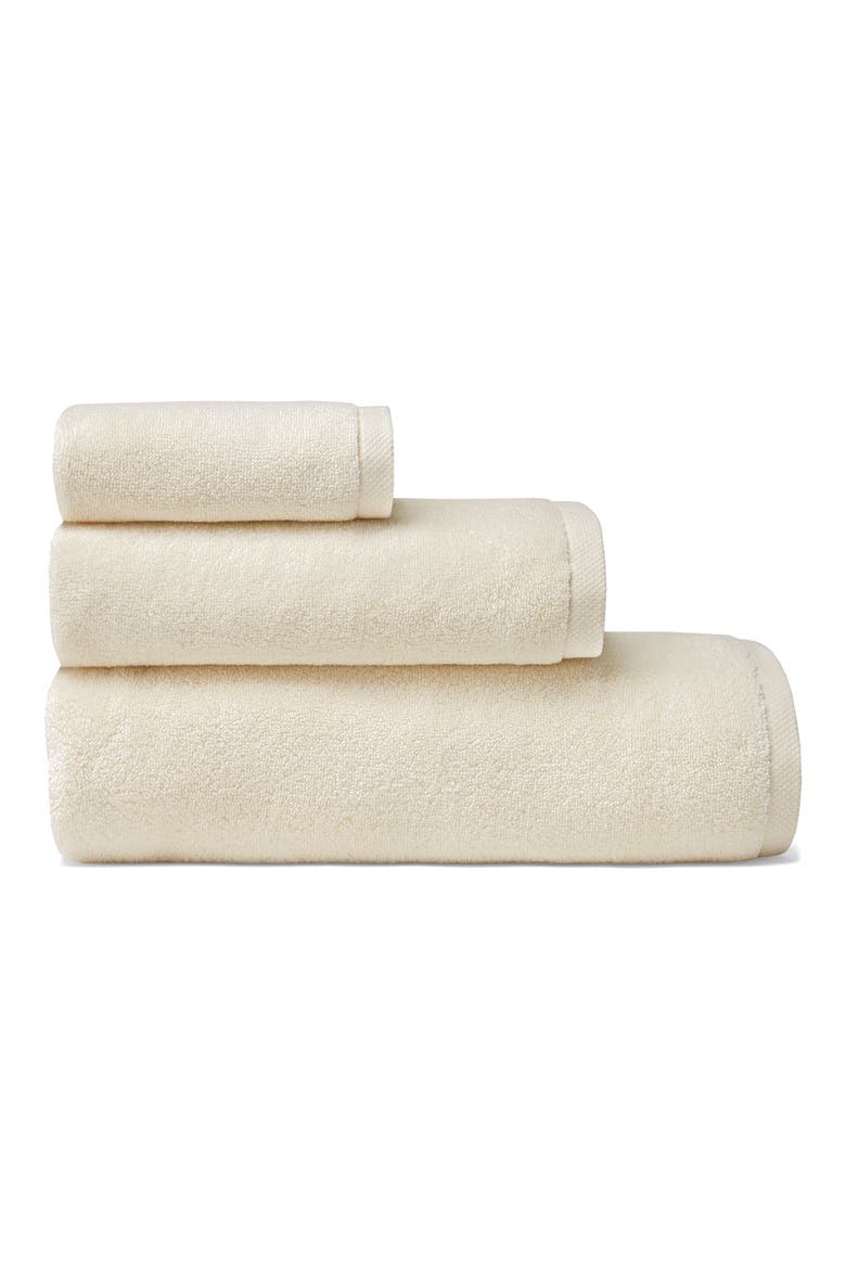 Cielo Cotton Bath Towel, Alternate, color, IVORY