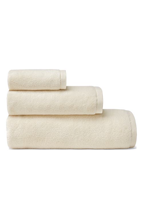 Shop Sferra Cielo Cotton Bath Sheet In Ivory