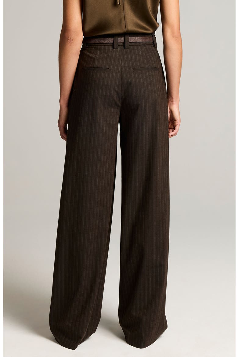 High Waist Wide Leg Trousers, Alternate, color, CINDERWOOD STRIPE