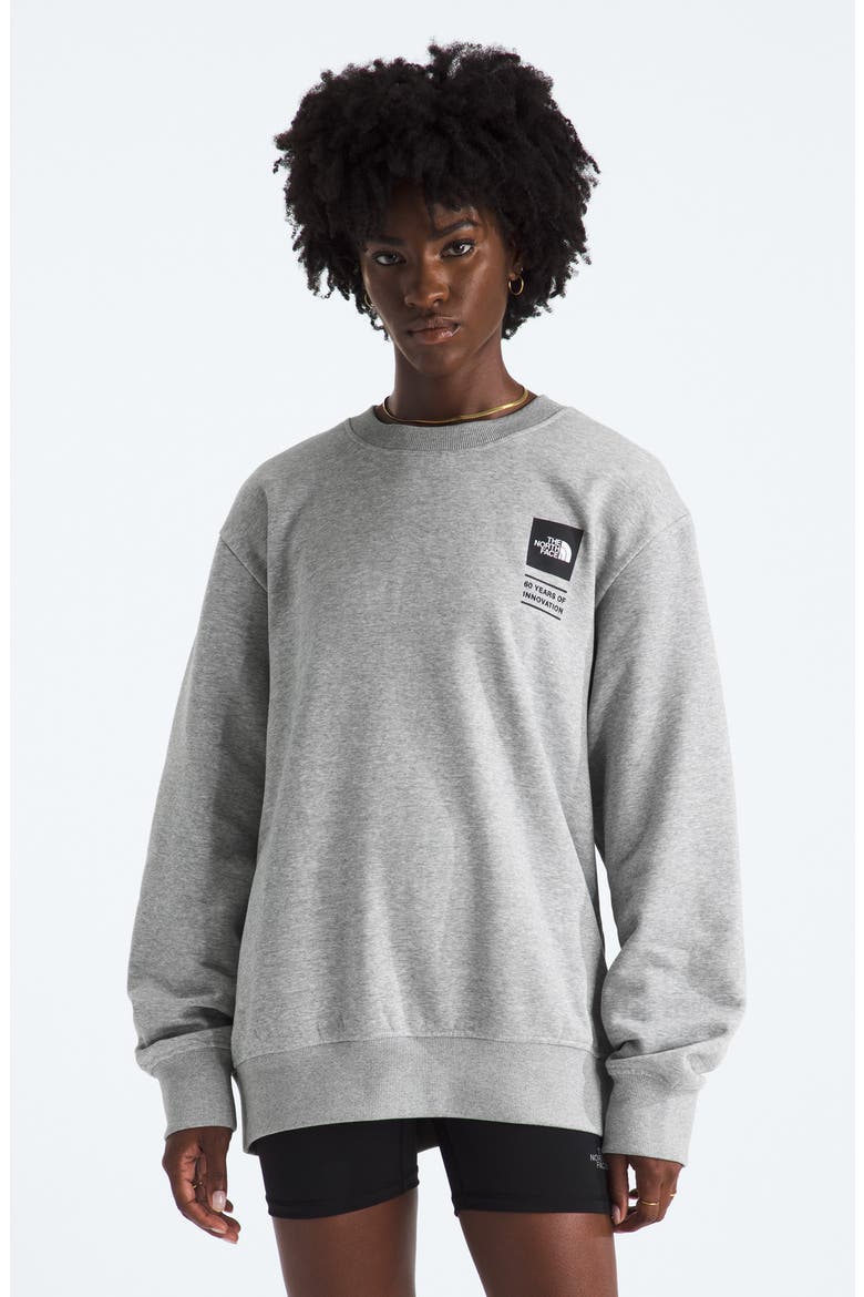 Celebration Graphic Sweatshirt, Alternate, color, TNF LIGHT GREY HEATHER
