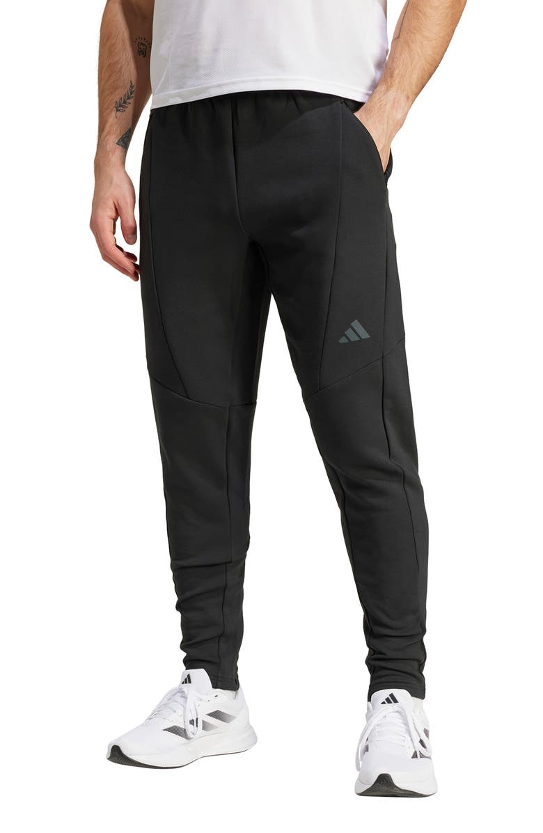adidas AEROREADY Knit Athletic Pants, Main, color, Black