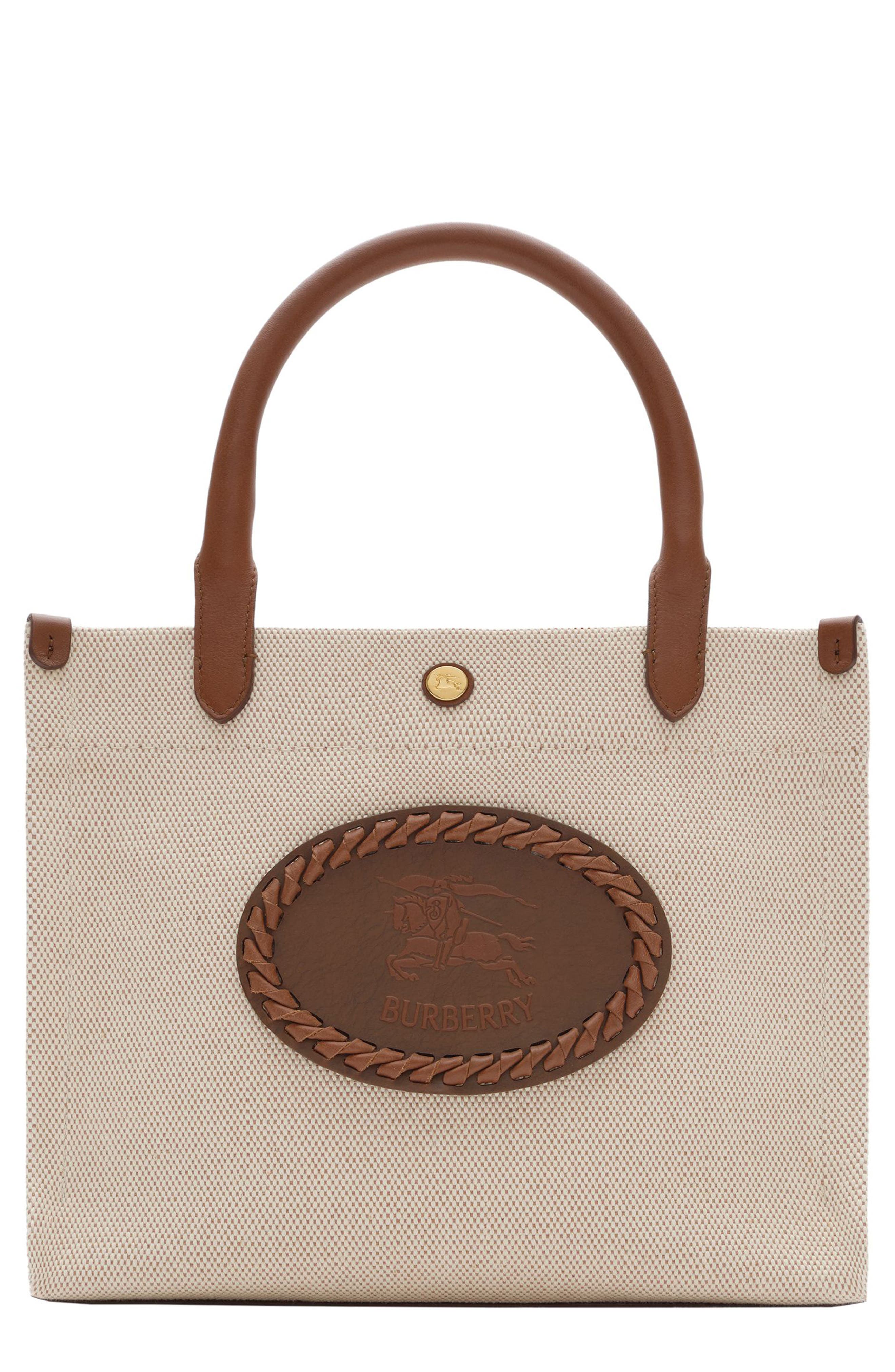 Mini Clovelly Canvas Tote, Main, color, NATURAL