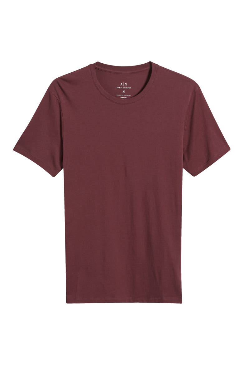 Crewneck Pima Cotton T-Shirt, Alternate, color, WINETASTING