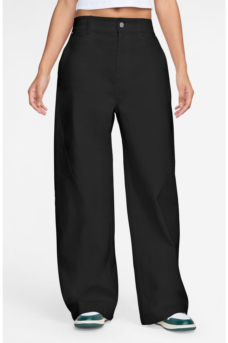 Flight '91 Wide Leg Baggy Pants, Main, color, BLACK