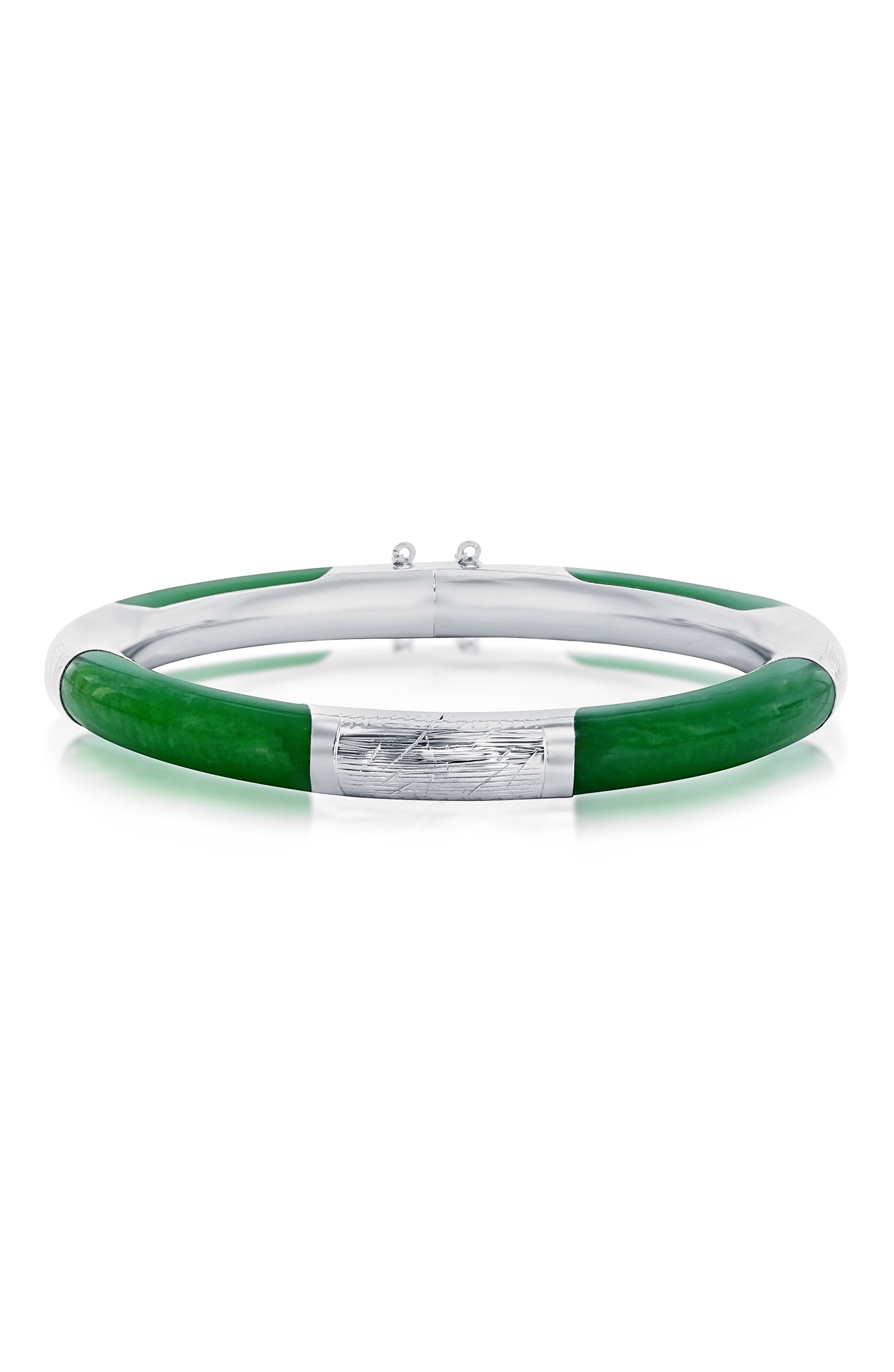 SIMONA Alternating Jade Bracelet