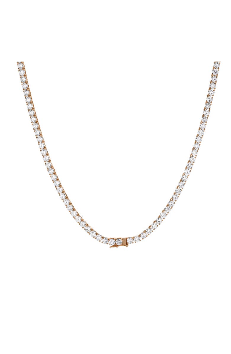 LuvMyJewelry LMJ 10K Rose Gold Diamond Tennis Chain - 18.85 Carats, Main, color, 10K Rose Gold