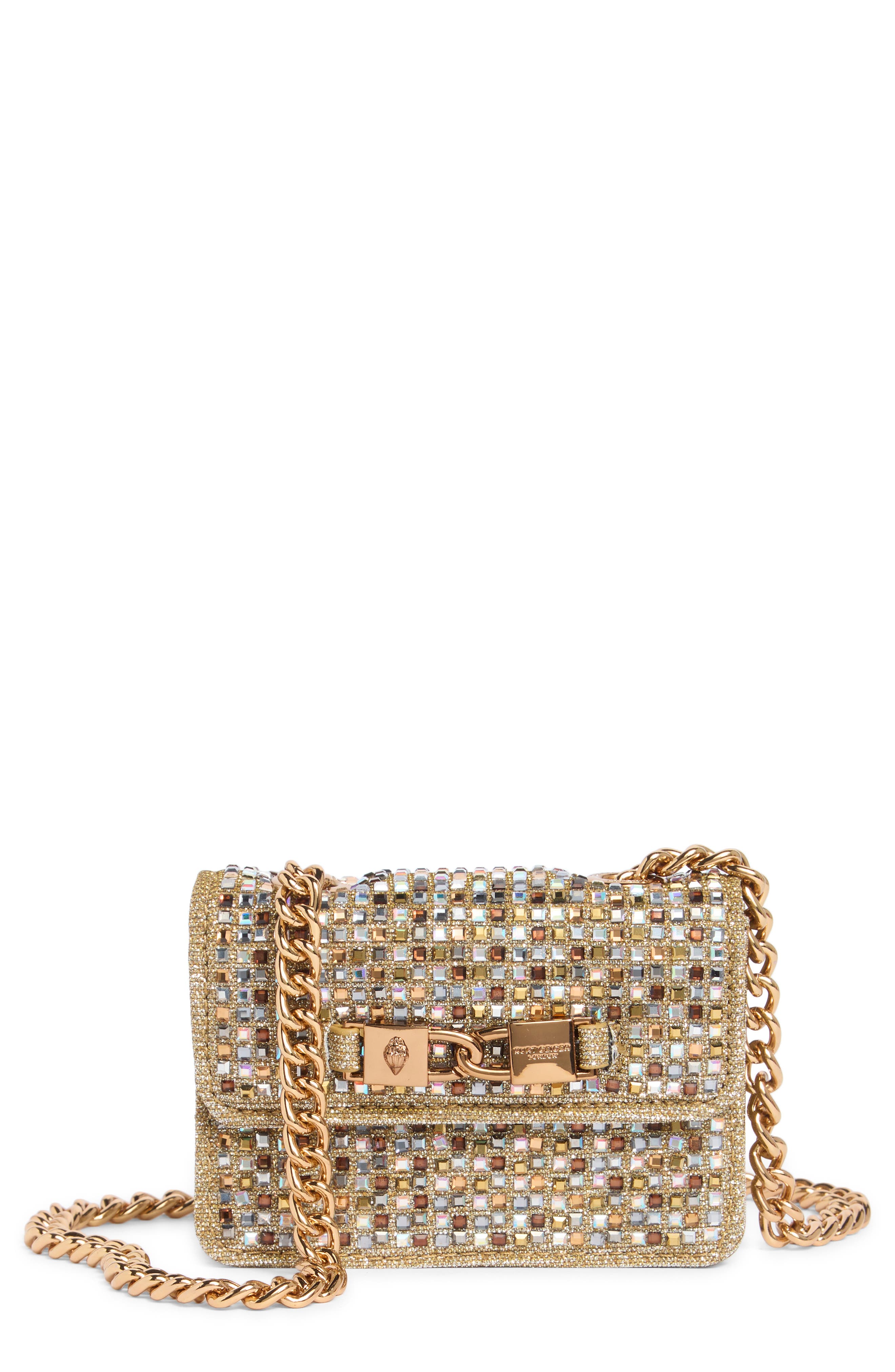 Micro Kingsley Crystal Crossbody Bag