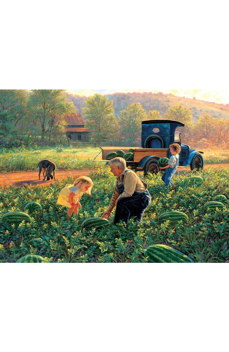 Sunsout Watermelon Patch 1000 piece Jigsaw Puzzle for Adults, Alternate, color, Multicolor