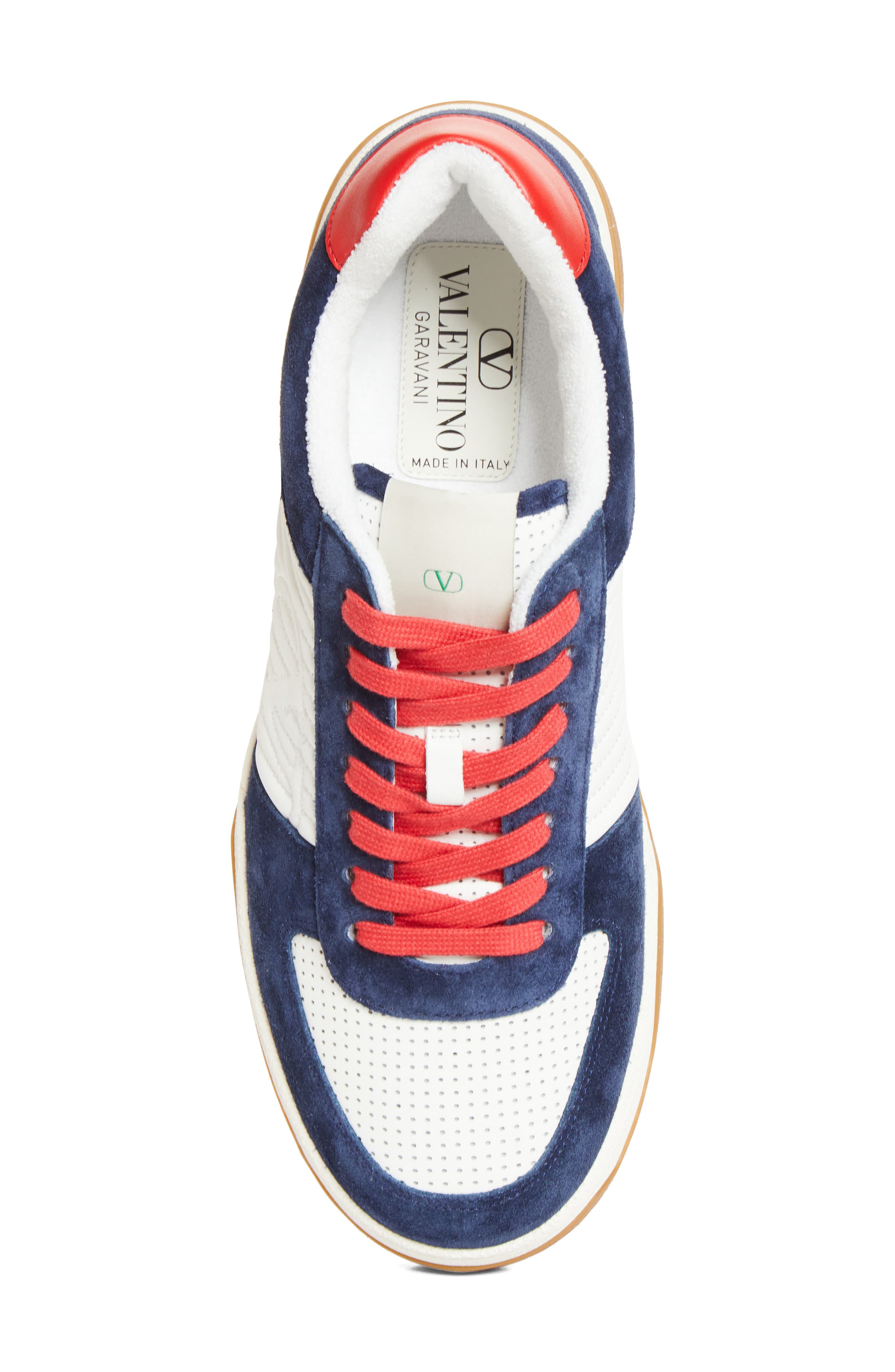 Sparry Low Top Sneaker, Alternate, color, BLUE MULTI