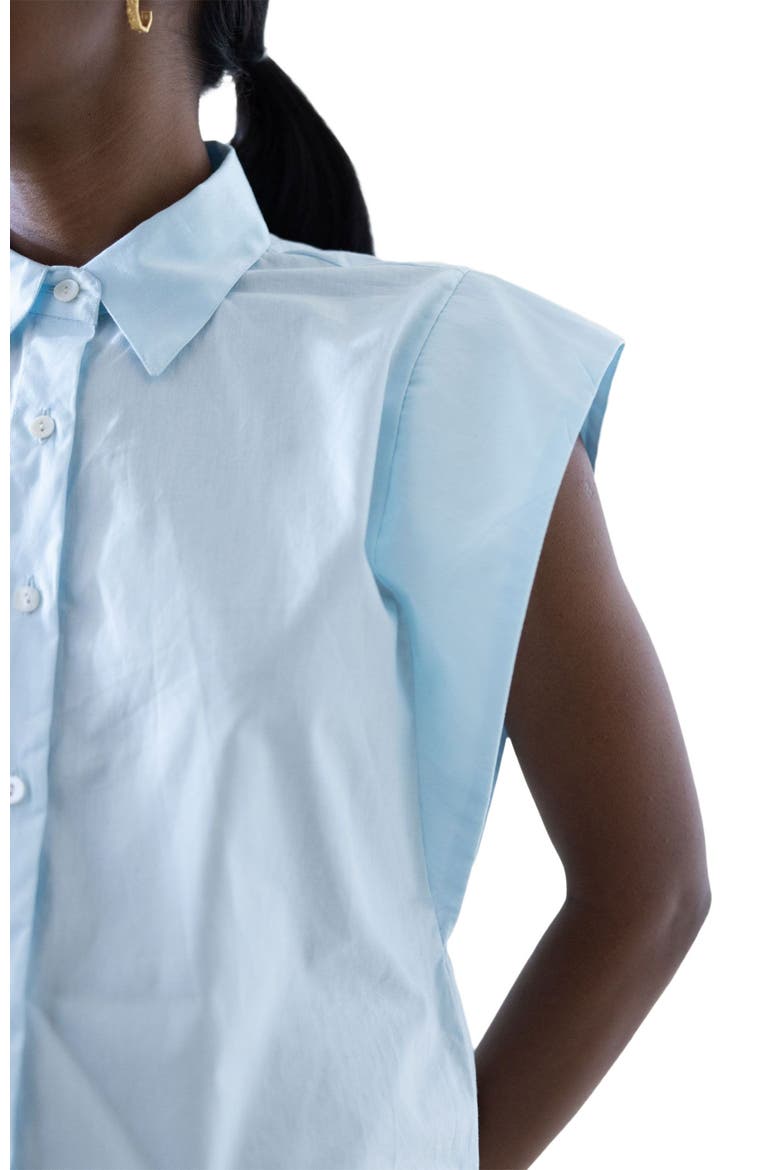 Perfect Summer Button Down Shirt, Alternate, color, Light Blue